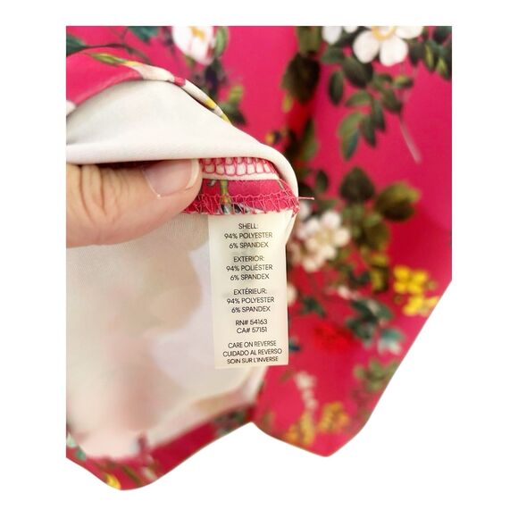 Calvin Klein Sleeveless A-Line Dress Pink Pockets Sz 10 Career - Picture 5 of 5